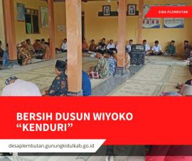 Kenduri Rasulan Padukuhan Wiyoko